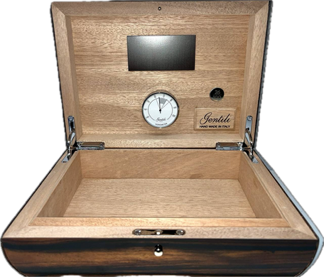 Х`юмідор Gentili 10 CIGARS Ebony Front Leather