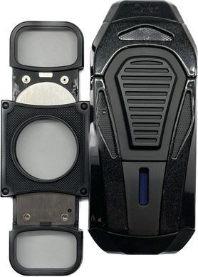 Запальничка COLIBRI LI3950T1 boss triple-jet black (с каттером)