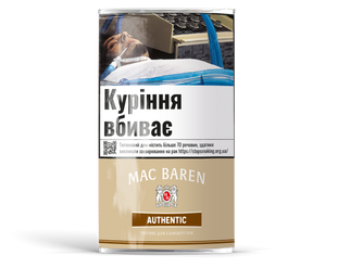 Тютюн для самокруток  Mac Baren Authentic 30 г.