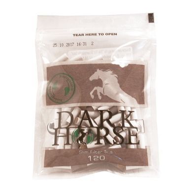 Фільтри для самокруток Dark Horse Biodegradable Slim 120 шт.