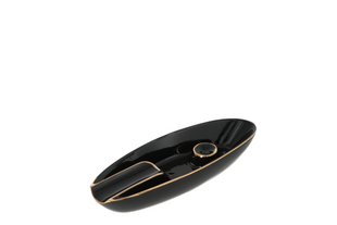 Попільничка СИГАРНА Ceramic Black 1 Shelf 17*6*2,5cm 421018