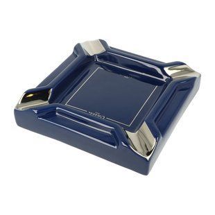 ПОПІЛЬНИЦЯ СИГАРНА CASETI DARK BLUE CERAMIC 4 SHELVES 20х20х4 см 424323