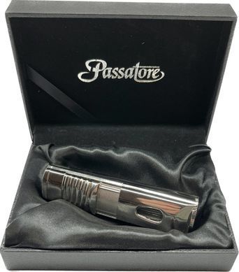 Запальничка PASSATORE "Victor" jet black shiny/light gun (з катером 7 мм) 234562