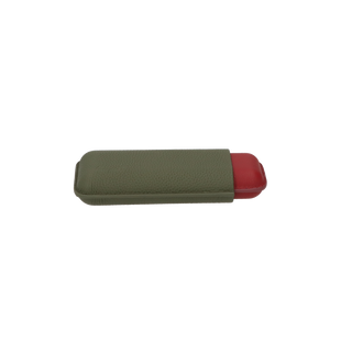 ПОРТСИГАР ANGELO 2P GREEN/RED LEATHER 16CM RING 58 812041