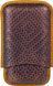 ПОРТСИГАР HAUSER 3P LEATHER BROWN PIPING AROUND ROBUSTO CORONA 620015 - Фото 1