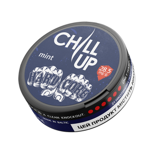 Нікотинові подушечки CHILL UP Hardcore Mint (28 мг/г)