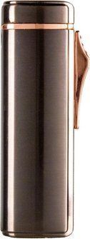 Запальничка JEAN CLAUDE 3xjet dark gun satin/rosegold (з каттером 7 мм) 244075