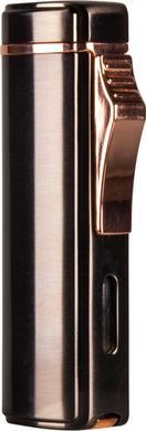 Запальничка JEAN CLAUDE 3xjet dark gun satin/rosegold (з каттером 7 мм) 244075
