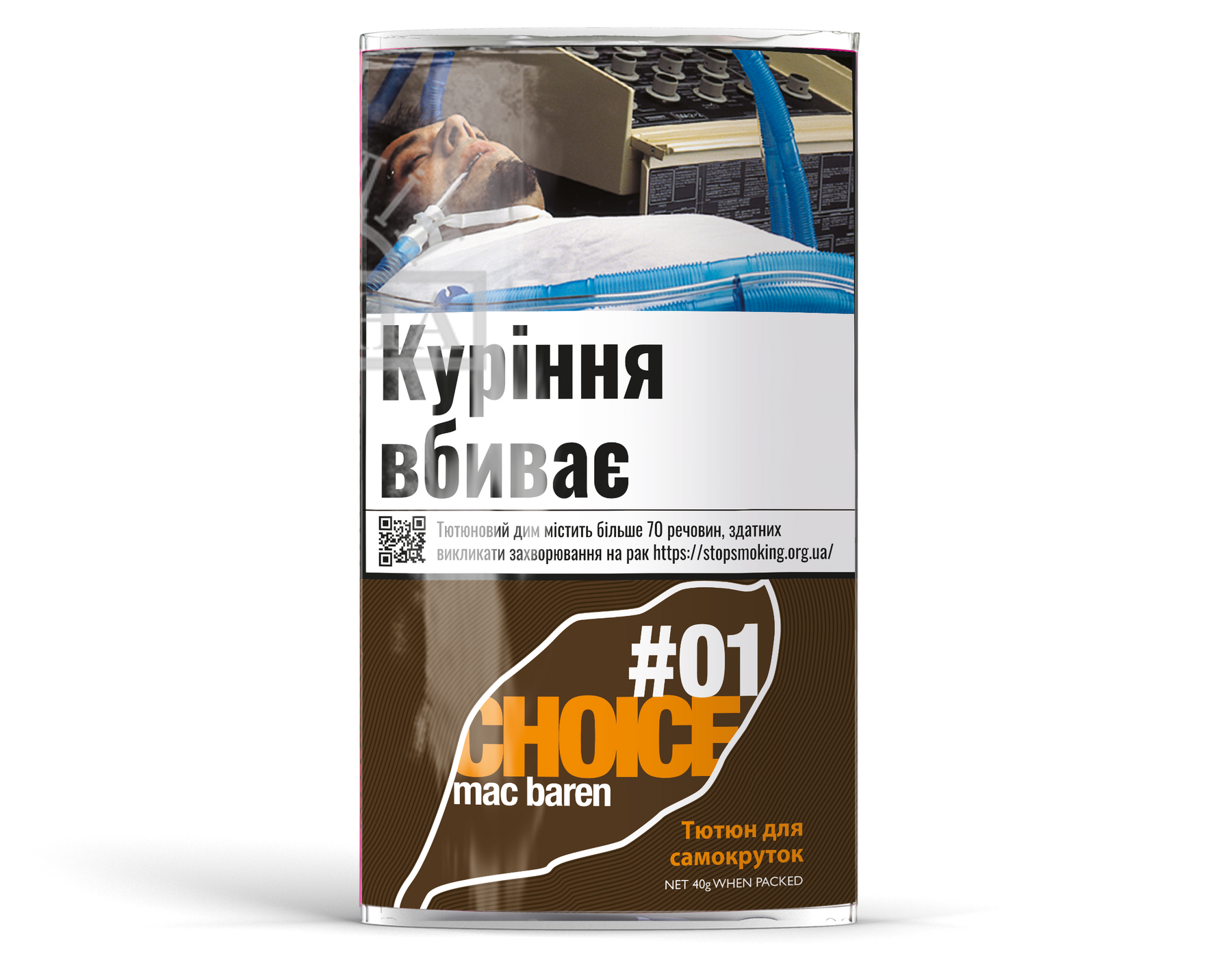 Тютюн для самокруток Mac Baren # 01 (40 г.): Купити за доступною