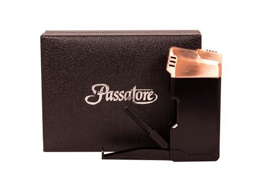 Запальничка для люльки Passatore Henry Piezo Black/Copper Antique (з трійником)
