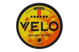 Безтютюнові нікотиновмісні подушечки "VELO OrangeSpark" Екстра-Інтенсивні