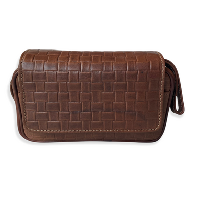 Сумка для люльки Hauser Leather Brown Antik Baided (на 2 люльки)