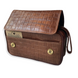 Сумка для люльки Hauser Leather Brown Antik Baided (на 2 люльки) - Фото 3