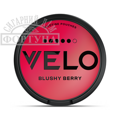 Безтютюнові нікотиновмісні подушечки &ldquo;VELO Blushy Berry&rdquo; Інтенсивний