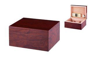 ХЬЮМІДОР ANGELO REAL WOOD VENEER MAHOGANY 30X23,5X14,5CM 923002