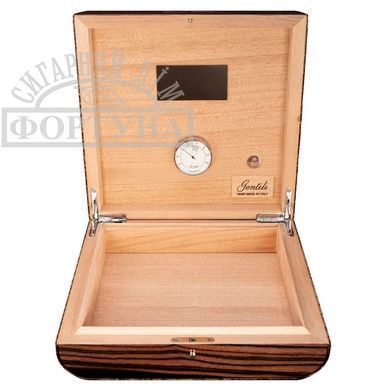 Х`юмідор Gentili Ebano Makassar Pelle Cocco 10 Cigars