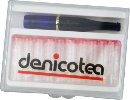 Мундштук DENICOTEA Standard "Marine" blue 20232/13202 (с фільтрами 10 штук)