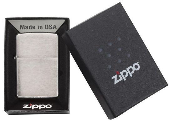 Запальничка Zippo Chrome Brushed 1020200