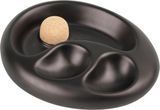 Попільничка для люльки Ceramic Oval Black Matt 2P 520114