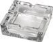 Попільничка сигарна Hauser Glass Transparent Squared (4 slots) - Фото 1